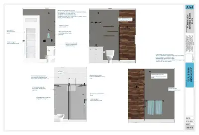 Dinsmore Master Bathroom Renovation — Design-Build Services project by AAJ Designs And Associates