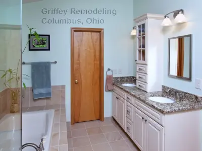 Bathroom Renovation in Powell, Ohio — Design-Build Services project by Griffey Remodeling
