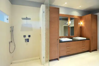 Serene Sanctuary and Main Bathroom — Design-Build Services project by JRP Design & Remodel