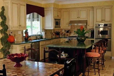 Charming Tuscan Kitchen — Design-Build Services project by Eileen Gould Design And Construction, Inc.