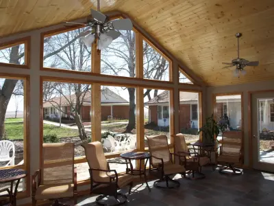 Farragut, IA Sunroom — Design-Build Services project by Precision Enterprises, Inc.