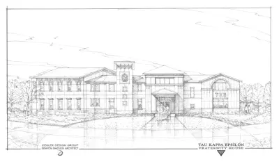 TAU KAPPA EPSILON BROTHERHOOD HOUSE — Design-Build Services project by Ziegler Design Group LLC