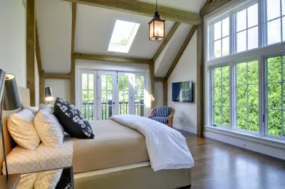 The East Hampton Timber Frame Cottage — Design-Build Services project by Yankee Barn Homes