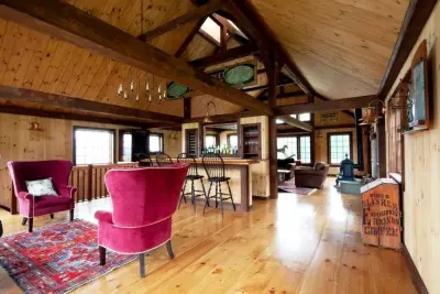 The Eaton Timber Frame Carriage House — Design-Build Services project by Yankee Barn Homes