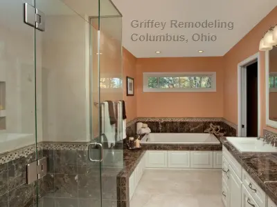 Bathroom Renovation in Upper Arlington, Ohio — Design-Build Services project by Griffey Remodeling