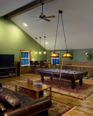 Royal Oak, MI Game Room Extension - Man Cave — Design-Build Services project by MainStreet Design Build