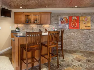 Basement Renovation in Westerville, Ohio — Design-Build Services project by Griffey Remodeling