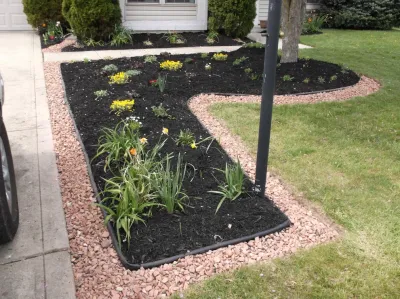 Custom Landscaping design — Landscape Construction project by LovelyLawns & Landscaping in Indianapolis