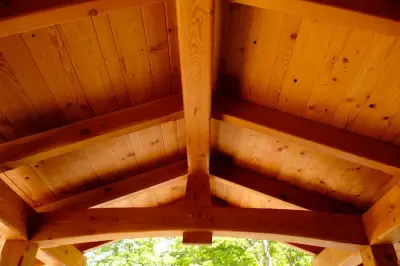 A Home by the Lake — Design-Build Services project by New Energy Works Timberframers