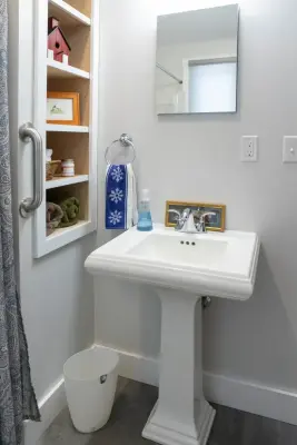 Florence Restroom — Design-Build Services project by Haydenville Woodworking & Design, Inc.