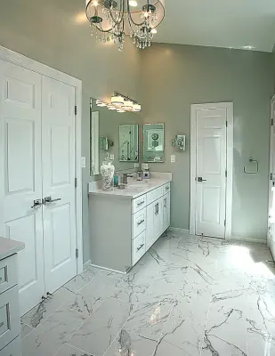Master Bath Oasis in Alexandria, VA — Design-Build Services project by Heartland Design And Remodeling