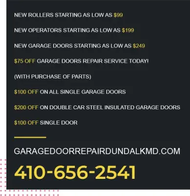 Garage Door Repair Dundalk MD - Garage Door Installation & Repair in Dundalk, MD