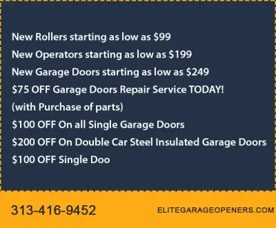 Elite Garage Openers Warren - Garage Door Installation & Repair in Warren, MI