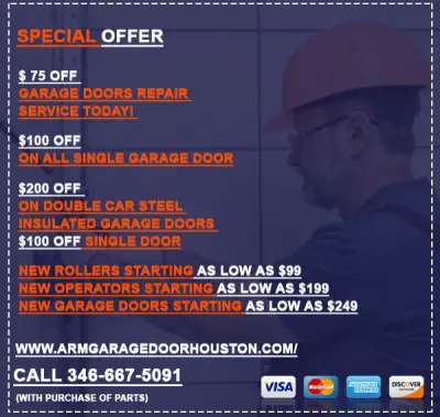 Arm Garage Door Houston - Garage Door Installation & Repair in Houston, TX