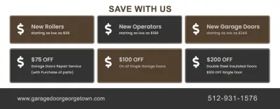 Garage Door Georgetown TX - Garage Door Installation & Repair in Georgetown, TX