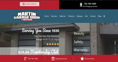 Martin Garage Doors Of Nevada - Garage Door Installation & Repair in Las Vegas, NV