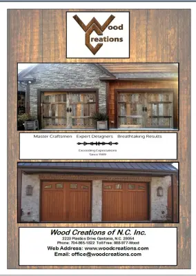 Wood Creations of NC, Inc - Garage Door Installation & Repair in Gastonia, NC