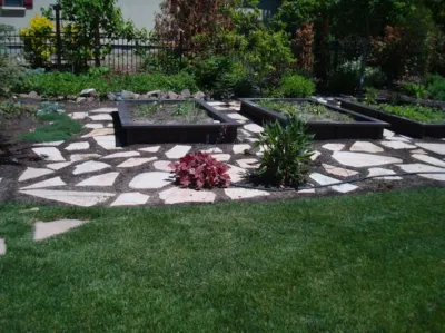 Landscape Work — Landscape Construction project by Metcalf Landscape Contractors Inc