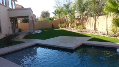 Synthetic turf — Landscape Construction project by JM Landscaping Pros in Chandler