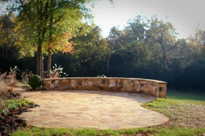 Flagstone Patio — Landscape Design project by City Garden Company in Athens
