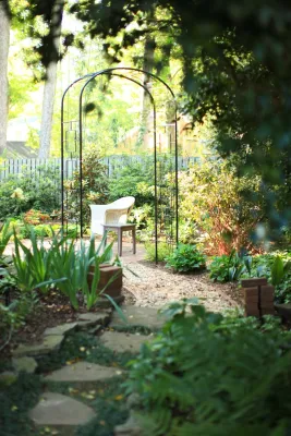 Restored Five Points Garden — Landscape Design project by City Garden Company in Athens