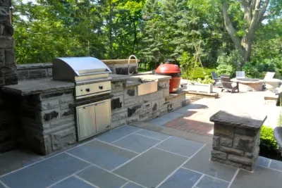Outdoor Kitchen — Landscape Design project by New Vista Enterprises