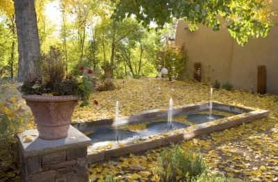 Mediterranean Fountain — Landscape Design project by Clemens & Associates Inc. in Albuquerque