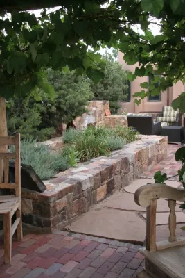 Open-Air Livingroom — Landscape Design project by Clemens & Associates Inc. in Albuquerque