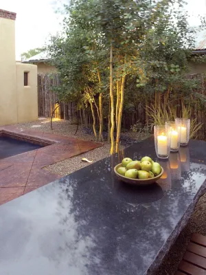 Small Condo Garden by Clemens & Associates Inc.