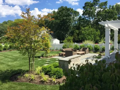 Heights Pergola — Landscape Design project by Coastal Concepts in Spring Lake