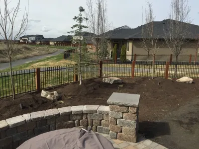 Fencing — Landscape Construction project by Perfect Earth Landscaping & Design LLC