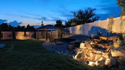 Outdoor Lighting — Landscape Construction project by Perfect Earth Landscaping & Design LLC in Boise