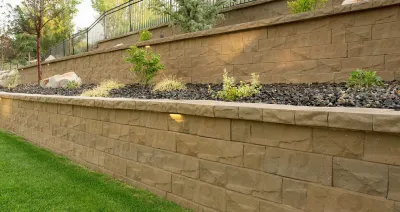 Retaining Walls — Landscape Construction project by Perfect Earth Landscaping & Design LLC in Eagle