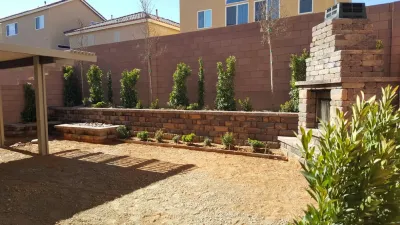 Custom Fire Places & BBQ — Landscape Construction project by Pierros Landscape And Maintenance