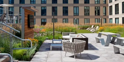 Ink Block Roof Deck — Landscape Design project by Copley Wolff Design Group
