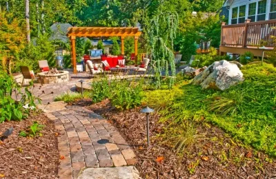 Back Yard Lanscaping — Landscape Construction project by Property Masters Landscape And Design