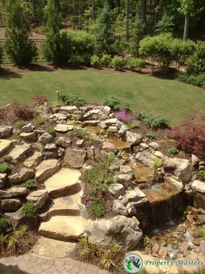 Outdoor Water Features — Landscape Construction project by Property Masters Landscape And Design