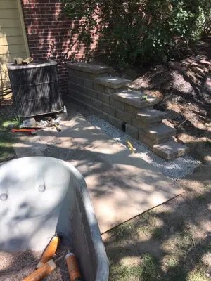Flagstone — Landscape Construction project by Quality Hardscapes Of Omaha LLC