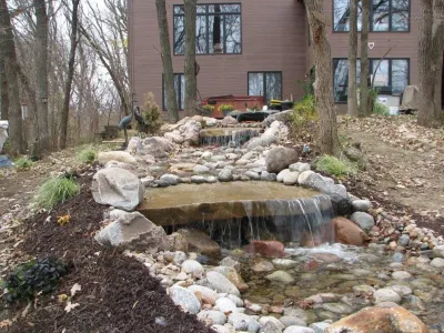 Water Features — Landscape Construction project by Moore's Landscaping & Nursery