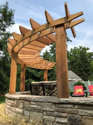 Pegola — Landscape Design project by New Vista Enterprises
