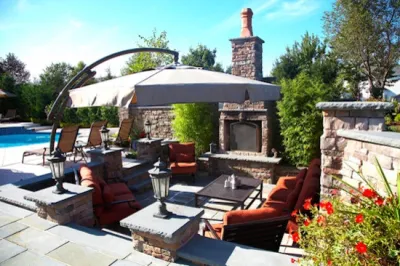 Custom Indoor and Outdoor Patios — Landscape Construction project by Rock Solid Yards