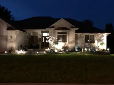 Outdoor Lighting — Landscape Construction project by Mow On The Go