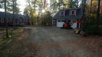 Paver Driveway and Plantings- Work in progress — Landscape Construction project by Native Notions Ecological Landscapes