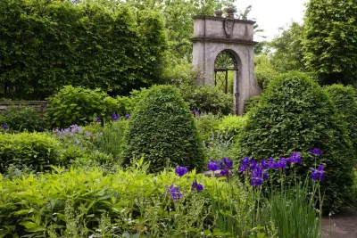 Historic Sunken Garden by Craig Bergmann Landscape Design