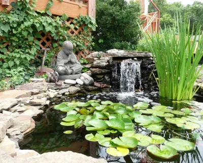 Asian inspired gardens — Landscape Design project by Creative Brick Paving And Landscaping, Inc.