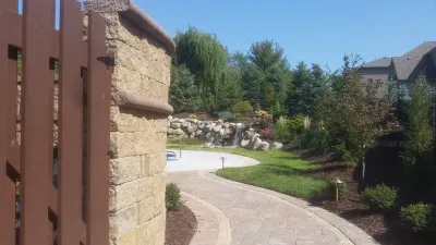 Backyard oasis — Landscape Construction project by Sunrise Lawn & Garden