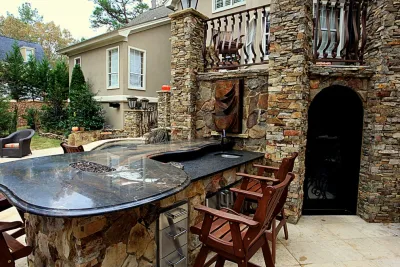 Out door Cooking Extravaganzia — Landscape Design project by Crystal Pools LLC in Columbia