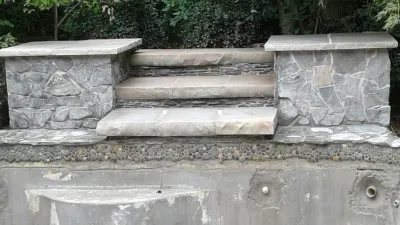 Stone Remodel — Landscape Design project by Crystal Pools LLC