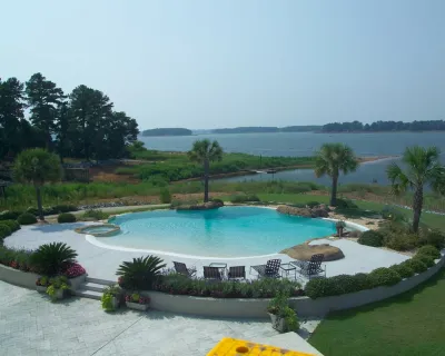 Oasis — Landscape Design project by Crystal Pools LLC
