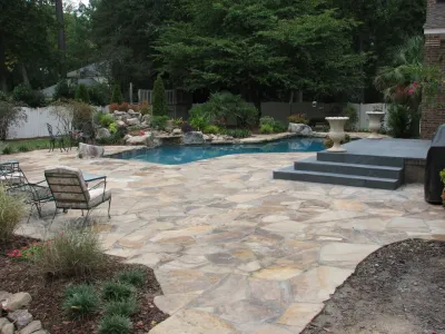 Quail Valley J — Landscape Design project by Crystal Pools LLC